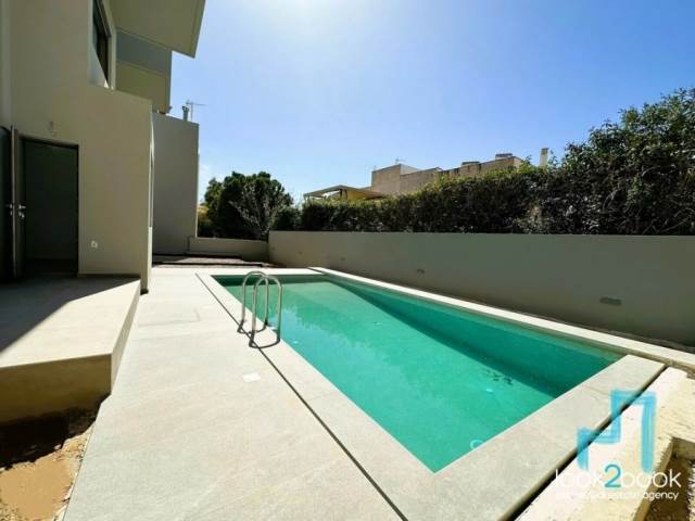 AMAZING NEWLY BUILT MAISONETTE WITH SWIMMING POOL AND GARDEN IN VOULA 