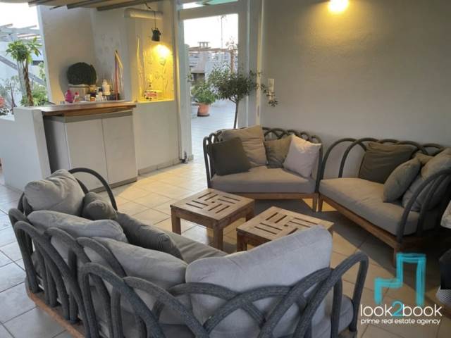 BEAUTIFUL FULLY FURNISHED PENTHOUSE APARTMENT IN ALIMOS 